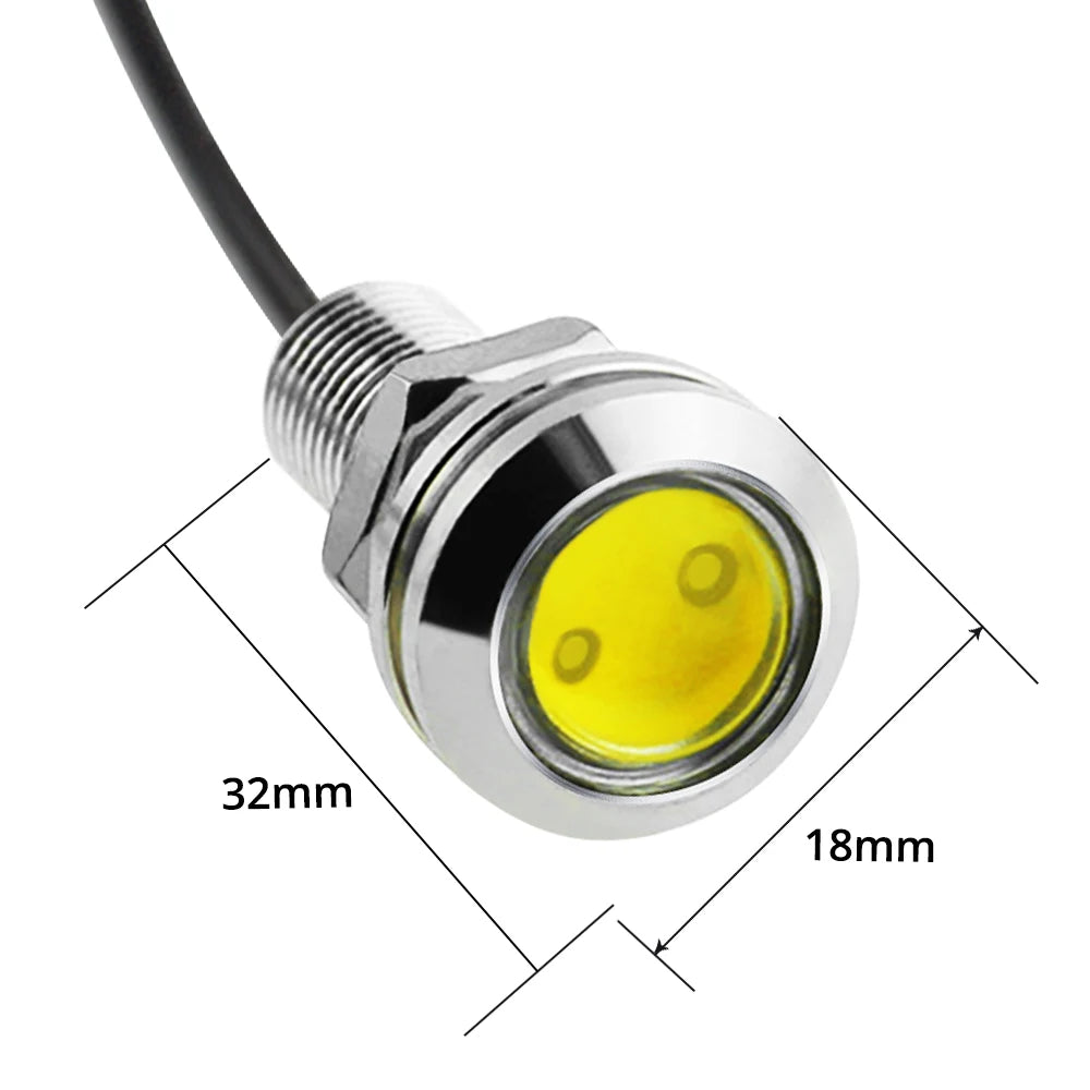 Car Led DRL Daytime Running Lights Parking Signal Lamp 