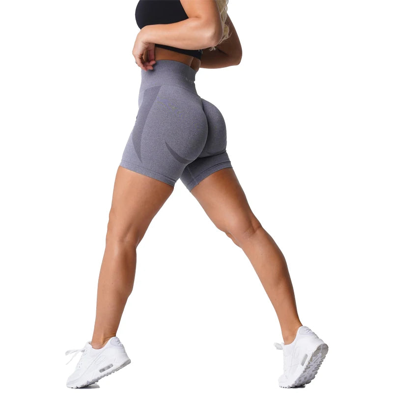 NVGTN-pantalones cortos sin costuras para mujer, Shorts de entrenamiento con realce, ropa deportiva para gimnasio, Yoga