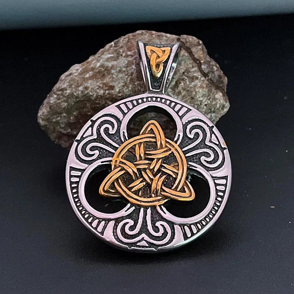 Collar Vintage vikingos Árbol de la vida para hombre, amuleto nórdico celta, c
