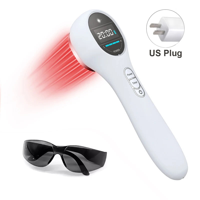 Low Level Infrared Red Light Cold Laser Therapy Device Treats 