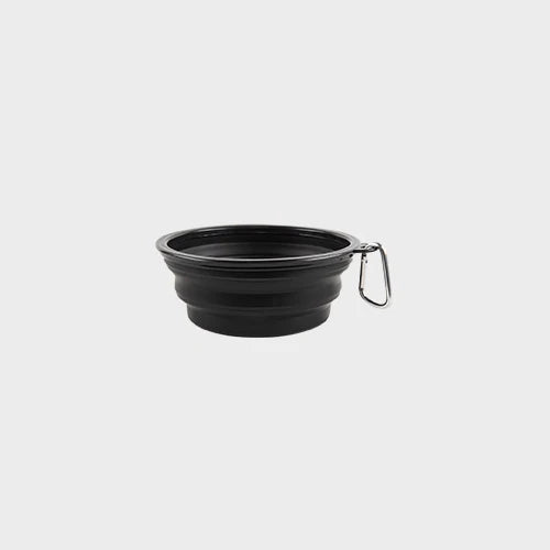 Cuenco de agua plegable de silicona para perros y gatos, cuenco para mascotas, c
