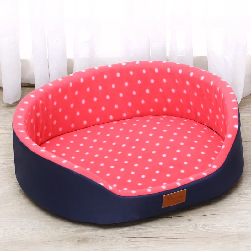 Casa para perros grandes, cama suave de doble cara para mascotas, sofá cálido, cojín, cesta grande para mascotas, manta, accesorios, productos para perreras medianas