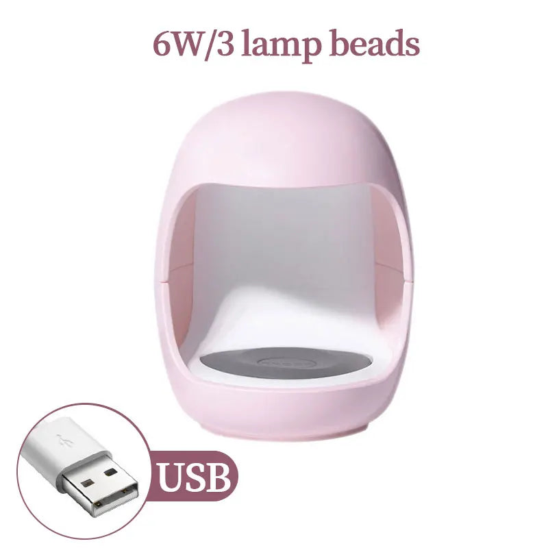 LULAA-Lámpara de secado con 18 luces UV USB para curado de Gel, máquina de fototerapia LED para uñas, herramienta de manicura profesional, equipo de salón