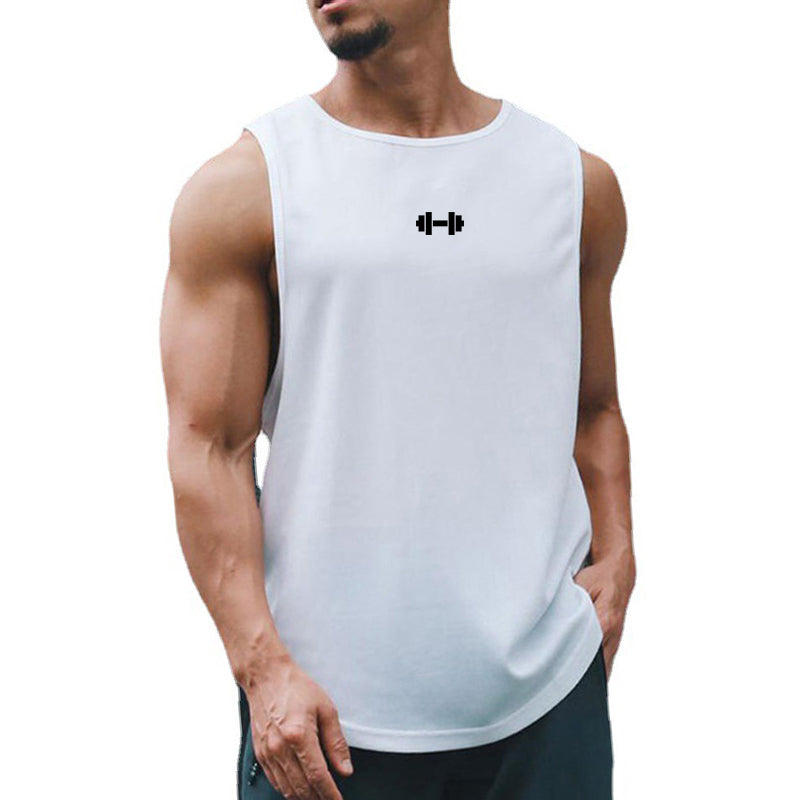 Camiseta sin mangas de verano para hombre, ropa de entrenamiento de Fitness, secado rápido, ajustada, culturismo, chaleco de baloncesto a la moda