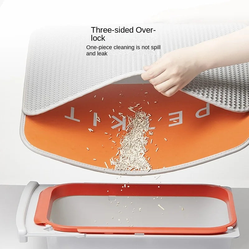 PETKIT Cat Litter Box Automatic Universal Cleaning Mat Cat Litter Pad Rubbing Foot