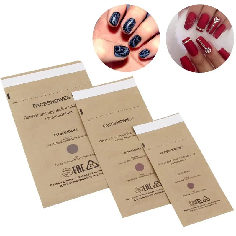 Disposable Disinfection Bag for Nail Tools Kraf Sterilizer