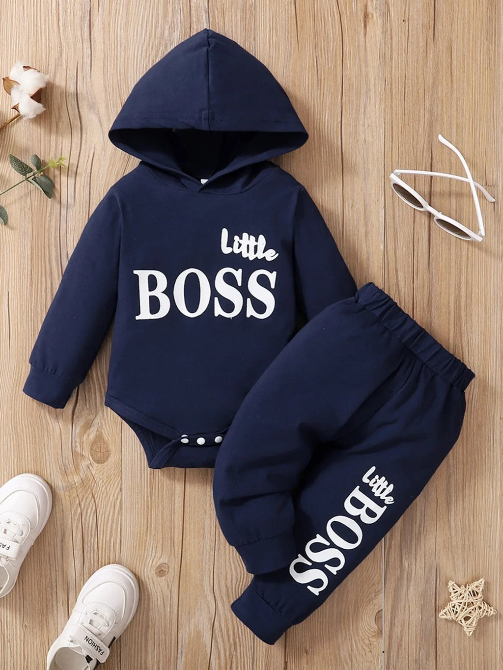 Sudadera con capucha de algodón de manga larga para bebé, ropa de moda para re