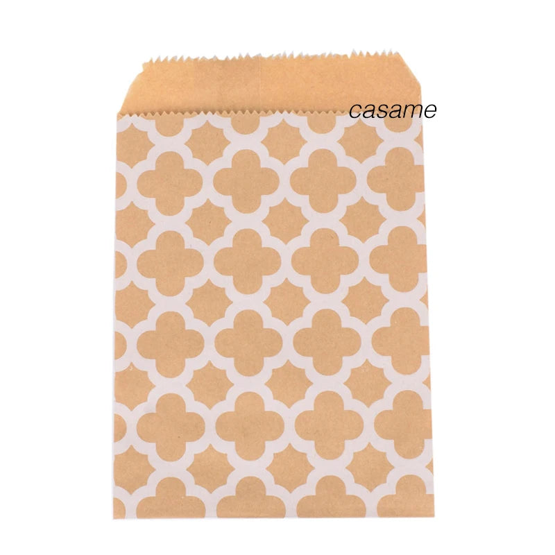 Mixed Style Kraft Paper Bags Craft Decoration Packaging Bag