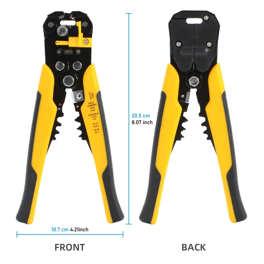 Adjustable Automatic Cable Crimper Multifunctional Wire Stripper Pliers 