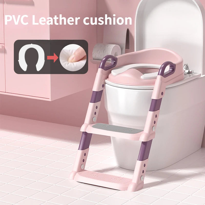 Children's step toilet folding foot stool multi-function toilet