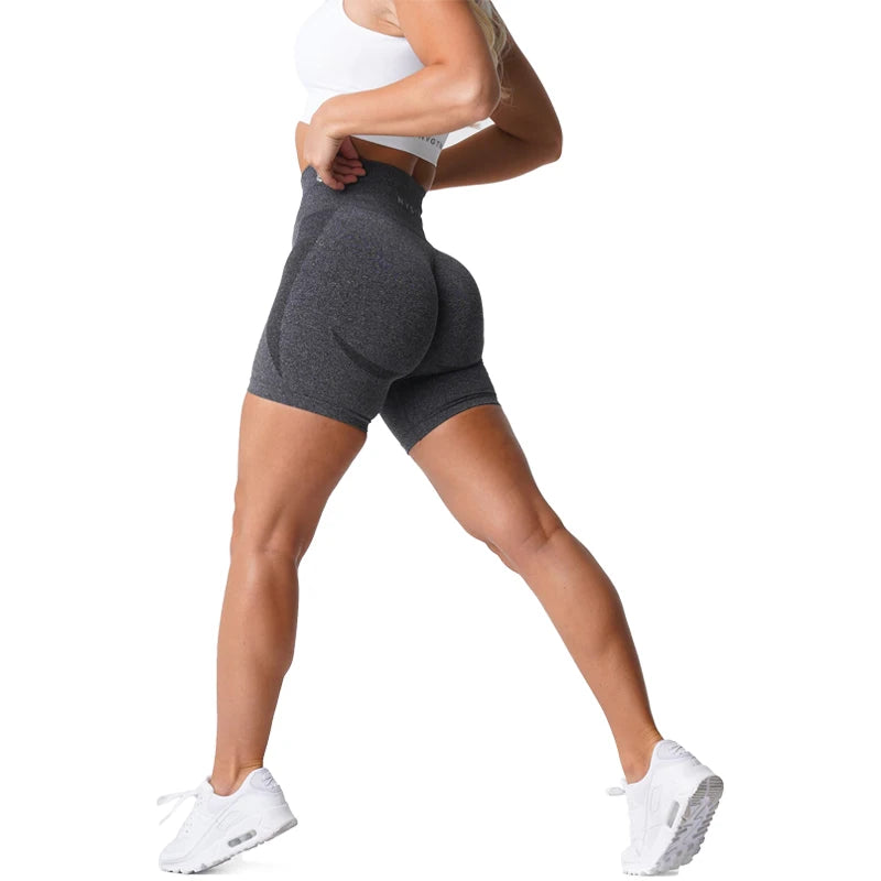 NVGTN-pantalones cortos sin costuras para mujer, Shorts de entrenamiento con realce, ropa deportiva para gimnasio, Yoga