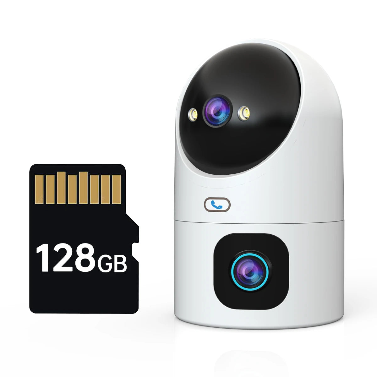 JOOAN-cámara de vigilancia IP PTZ 4K 5G Wifi, lente Dual, pantalla Dual, seguim