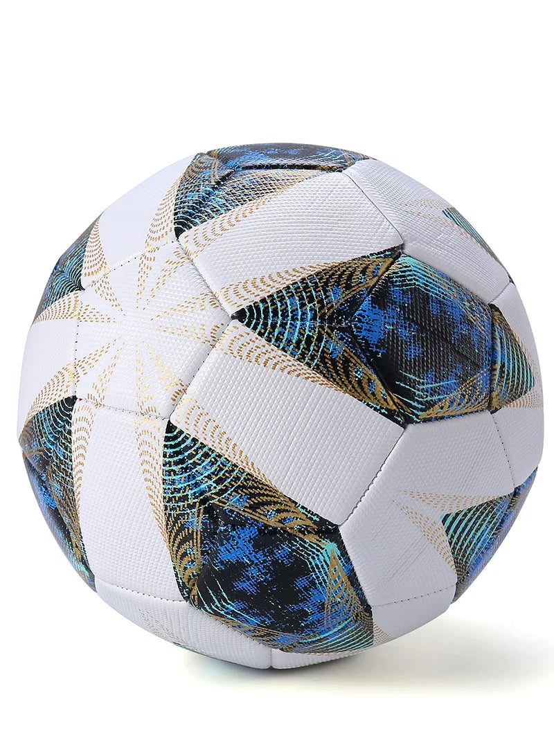 Standard size 5 soccer ball, machine sewn soccer ball, p