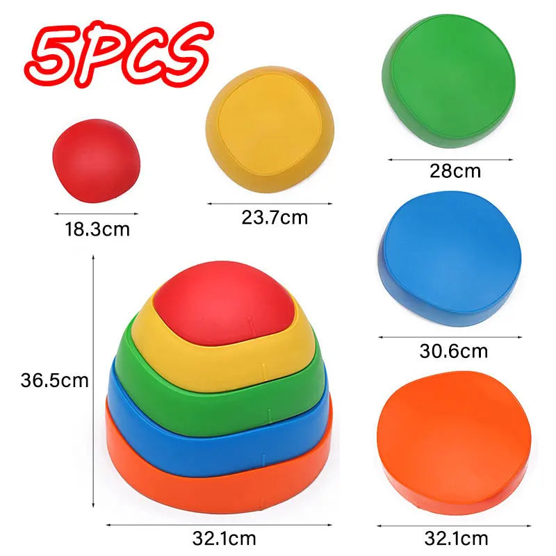 Kids Sensory Stone Balance Toy Training Toys 