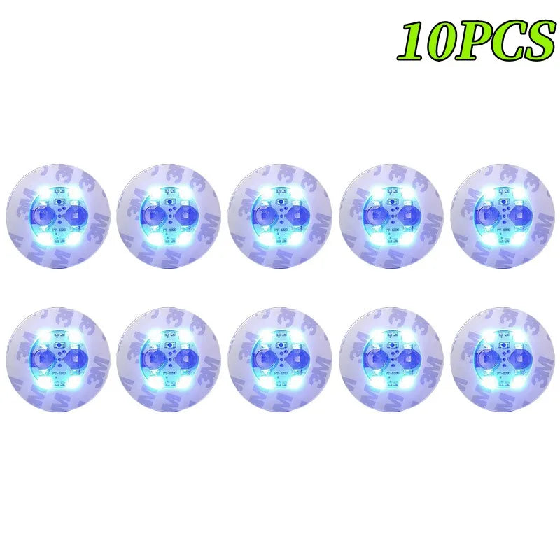 Luces LED para posavasos, decoración luminosa de 5/10/30 piezas para Bar, KTV,