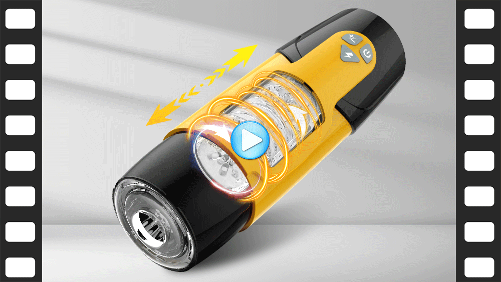 Automatic male masturbator, telescopic rotation, vaginal masturbation 