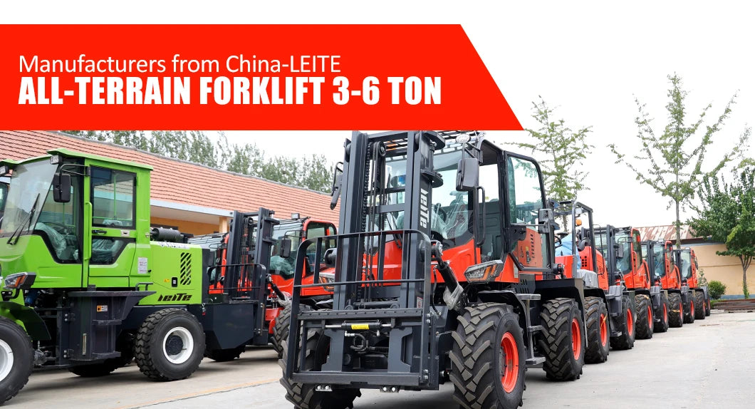 5 ton off road forklift, 4WD forklift, price
