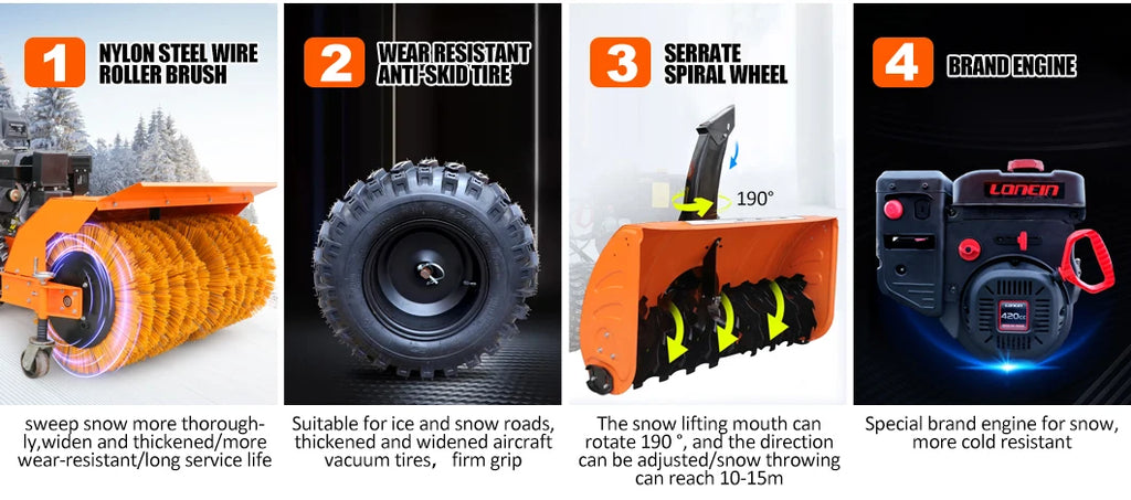 Handheld Small Electric Snow Plow Machine Multifunctional Blower So
