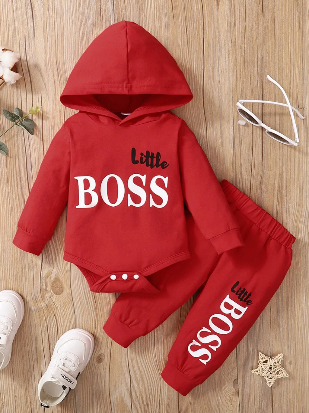 Sudadera con capucha de algodón de manga larga para bebé, ropa de moda para re