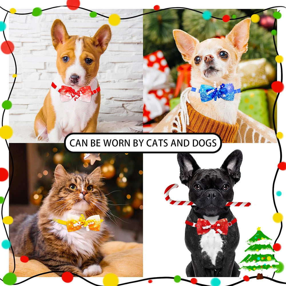 50 piezas Venta al por mayor de moñitos para perro con cinta para el cuidado del perro
