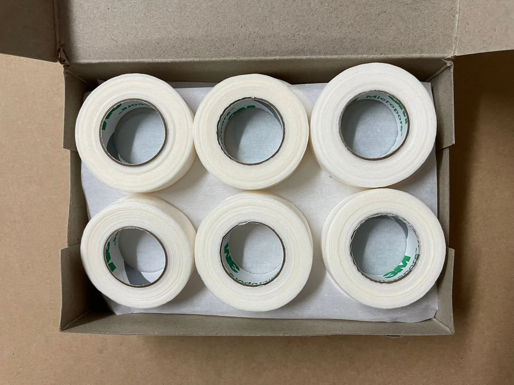 Cinta de microporos transpirable para extensión de pestañas, 24 piezas, 3M, 15