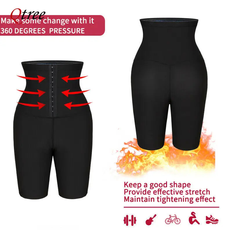 Qtree Men's Slimming Body Shaper Control Shorts 