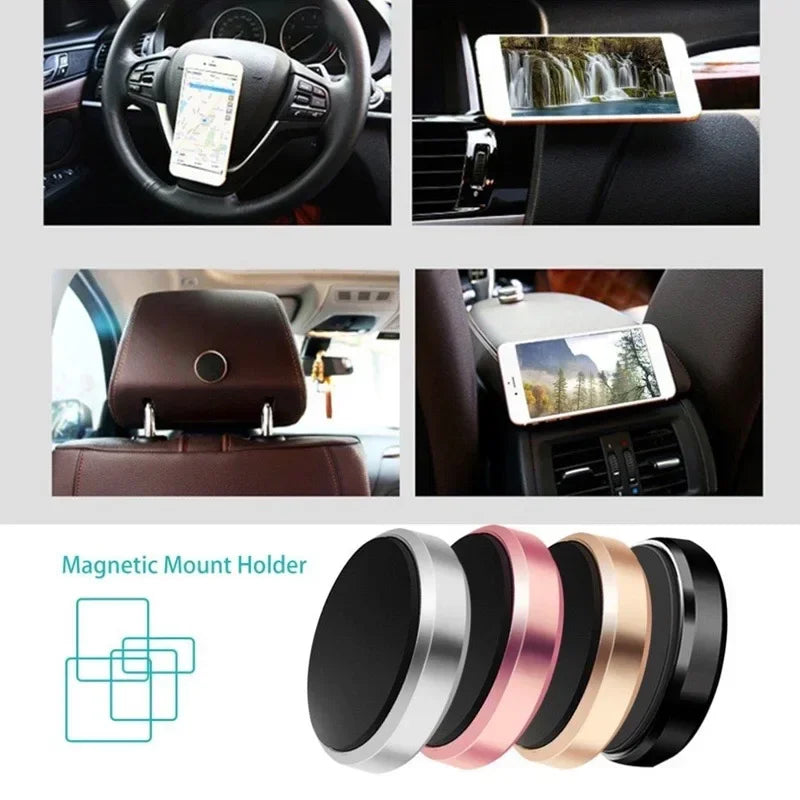 Soporte magnético Universal para teléfono de coche, pegatina magnética para salpicadero de iPhone, Xiaomi, Huawei, Samsung