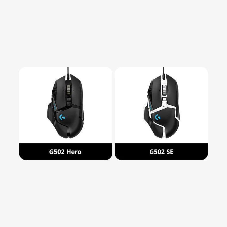 Logitech G502hero Master con cable, ratón para juegos, 502, maquinaria para dep