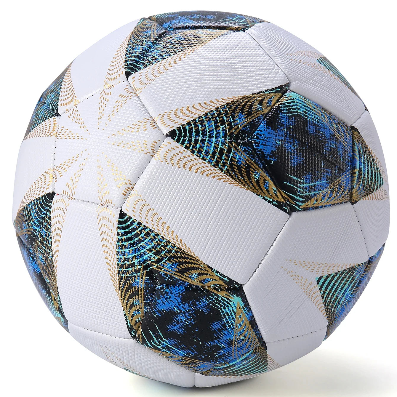 Standard size 5 soccer ball, machine sewn soccer ball, p