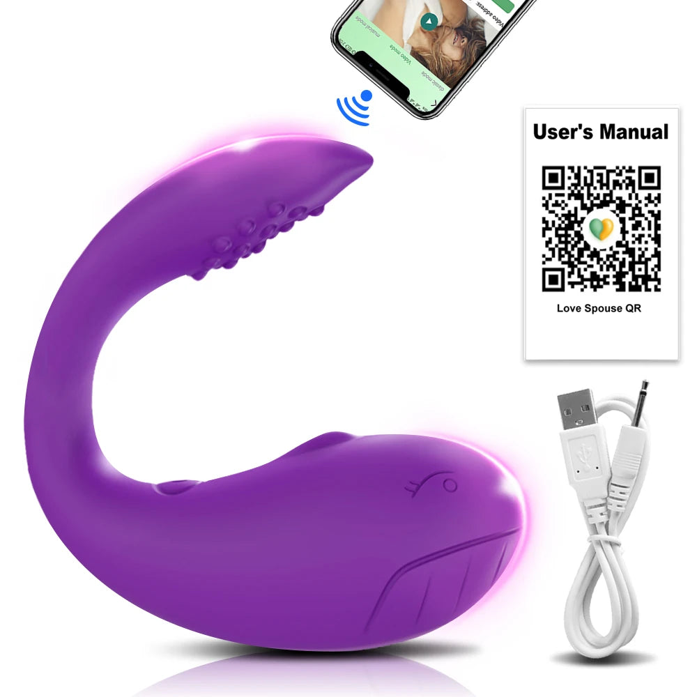 Huevo vibrador con Control por Bluetooth para mujer, estimulador de clítoris, u