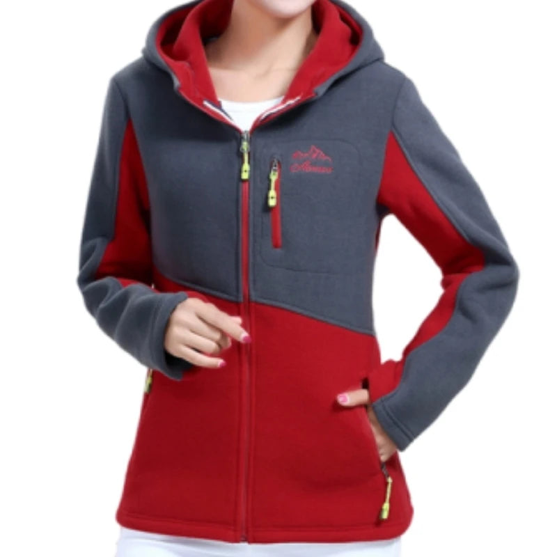 Plus Size Thick Plush Sweatshirt Women's Young and Medium Fleece Coat 