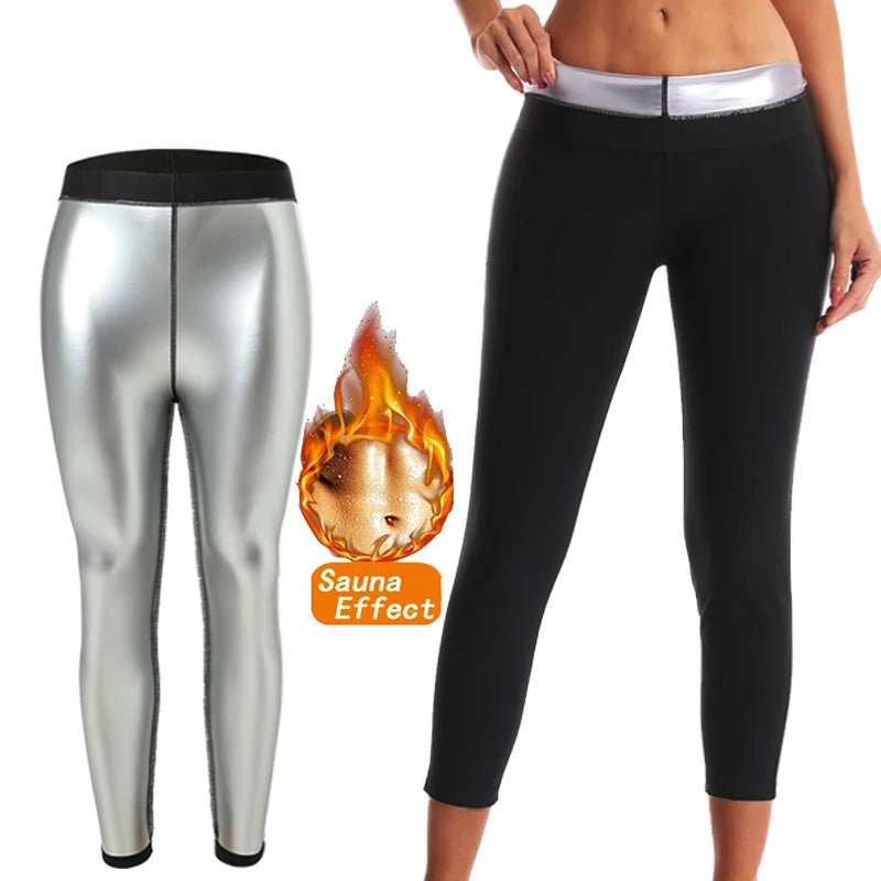 Women's Sweat Sauna Pants Body Shaper Weight Loss 