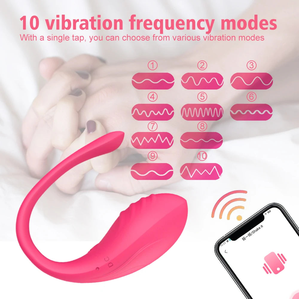 Wireless Bluetooth Vibrator Egg Clitoris Stimulator Vibrator for Women 