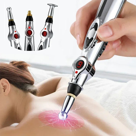 5 in 1 Meridian Pen Electronic Acupuncture and Moxibustion Pen fi 