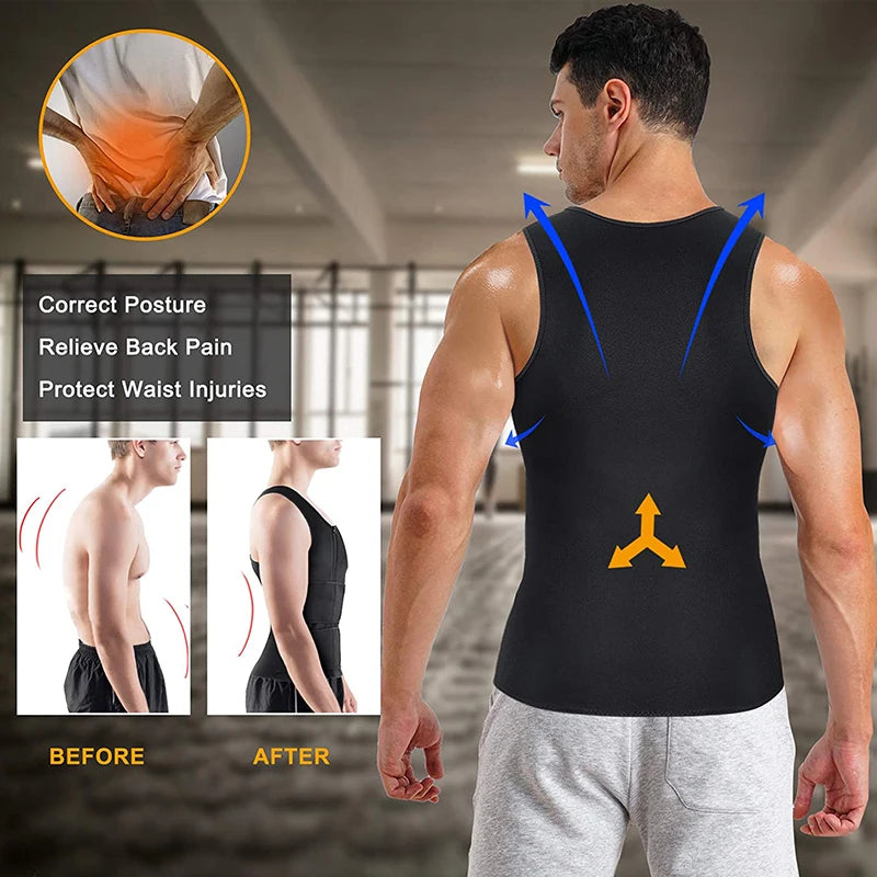 Waist Posture Corrector for Men Adjustable Correction Belt 