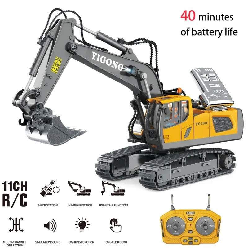 2.4G Remote Control Excavator Engineering Vehicle Truck Truck 