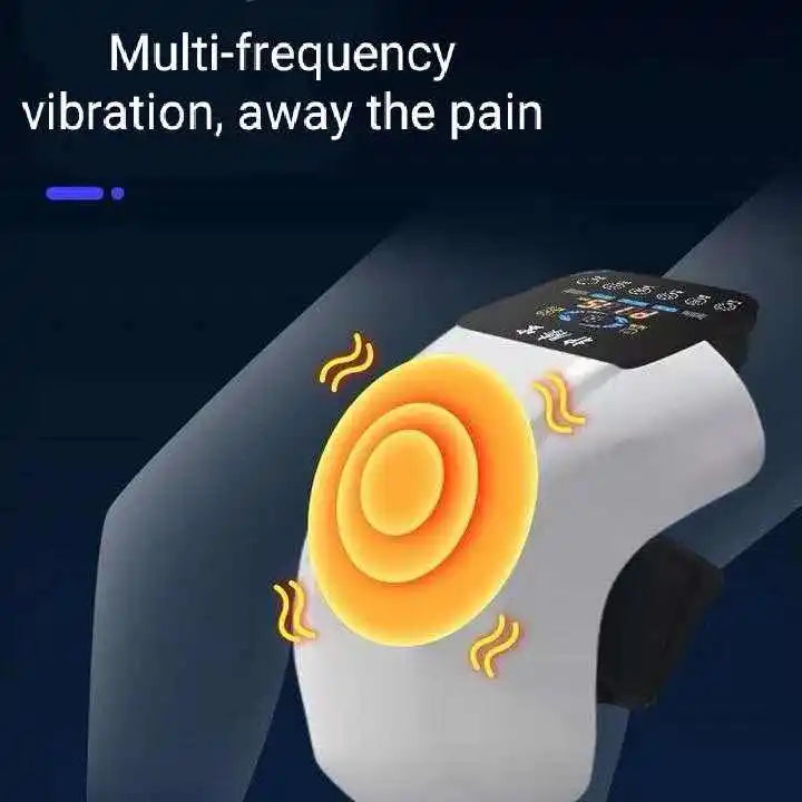 Protector de rodilla eléctrico con calor, masajeador de rodilla, vibración, co