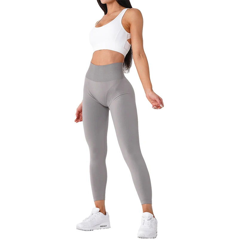 NVGTN-mallas sin costuras para mujer, pantalones de Yoga de cintura alta, ropa de gimnasio, mallas de LICRA suaves para entrenamiento, trajes de Fitness