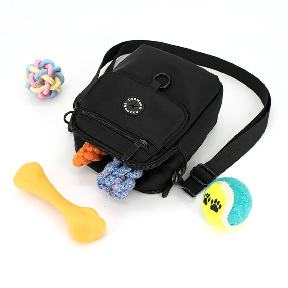 Collarlogo Dog Walking Bag Treat Bag Pet Training Bag Built-in Dog Poop Bag.