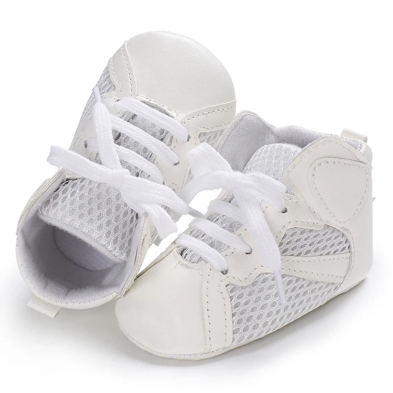 Baby High Top Basketball Sneakers Anti-Slip Casual Sports Shoes 