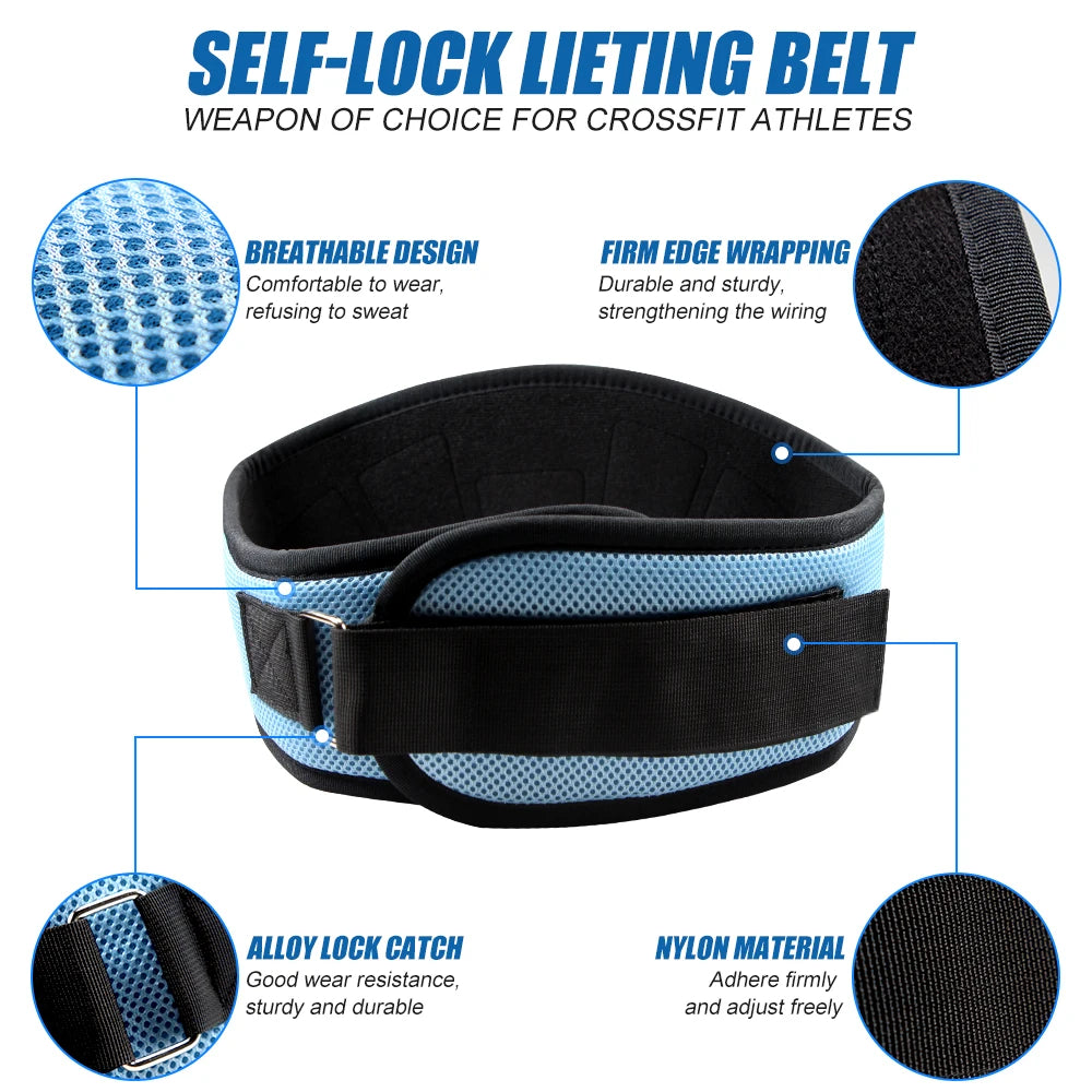 Cinturones deportivos para levantamiento de pesas, soporte Lumbar para la espalda, entrenamiento de fuerza, sentadillas, levantamiento de pesas