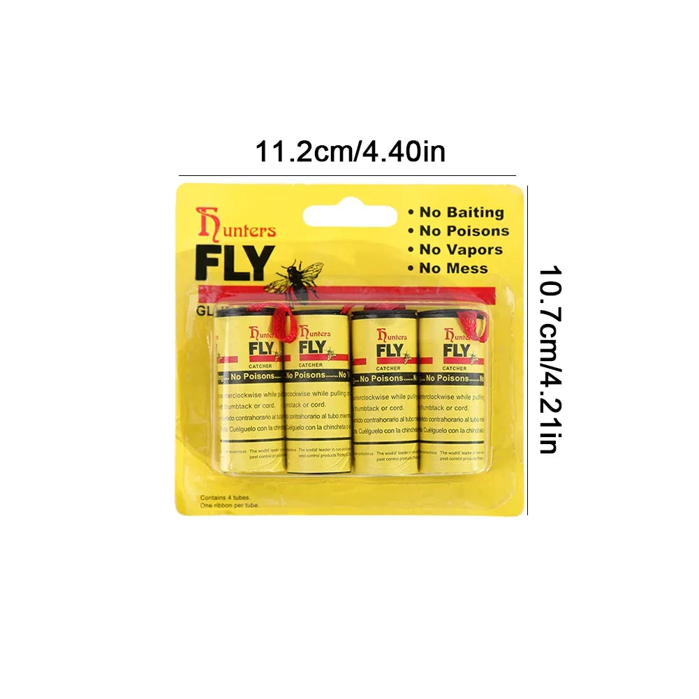 Papel adhesivo desechable para moscas, trampa para insectos, Control de plagas,