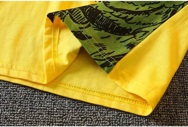 Conjunto de ropa de algodón puro para Bebé y Niño, conjunto de 2 piezas de ma