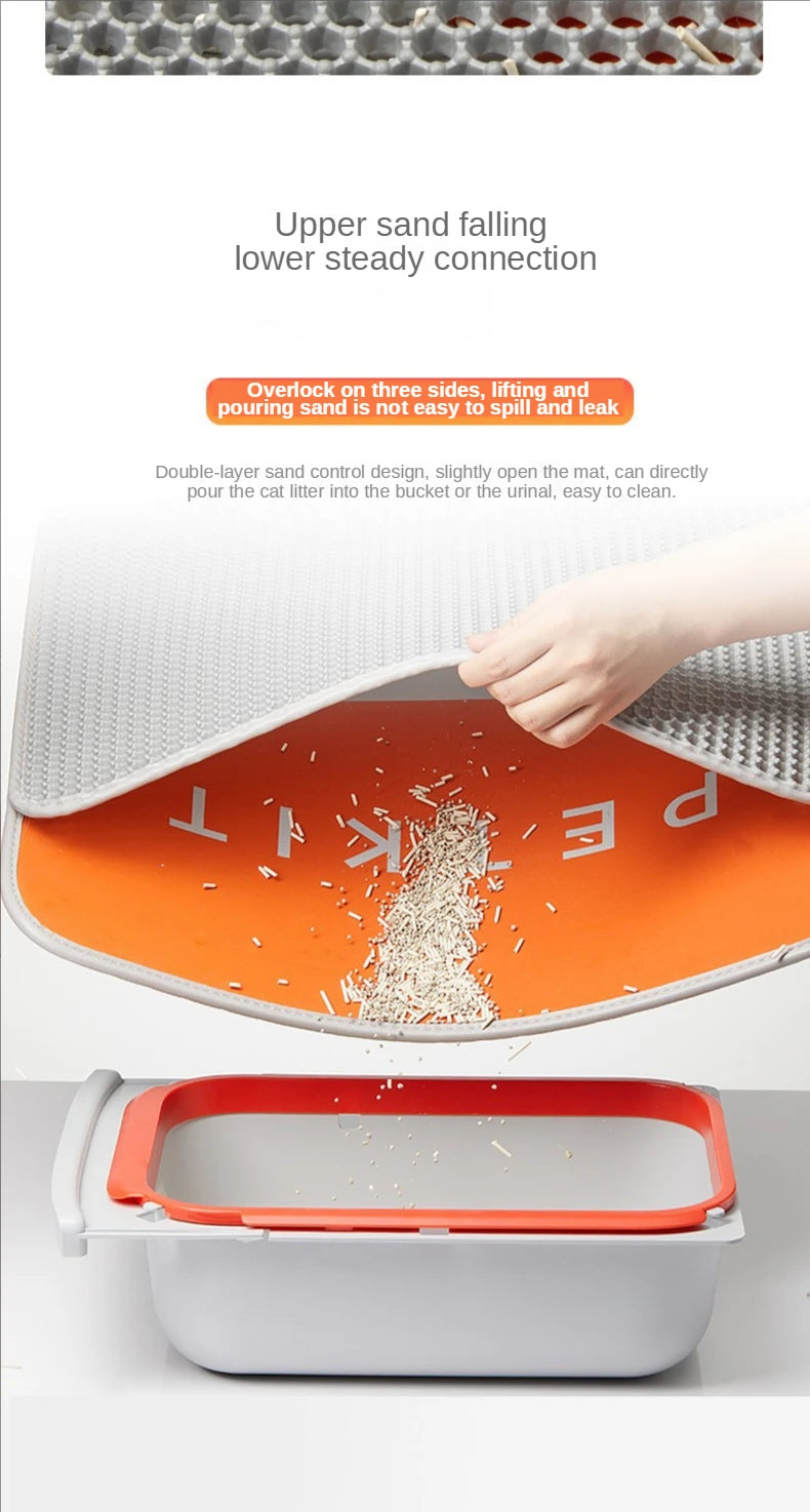 PETKIT Cat Litter Box Automatic Universal Cleaning Mat Cat Litter Pad Rubbing Foot