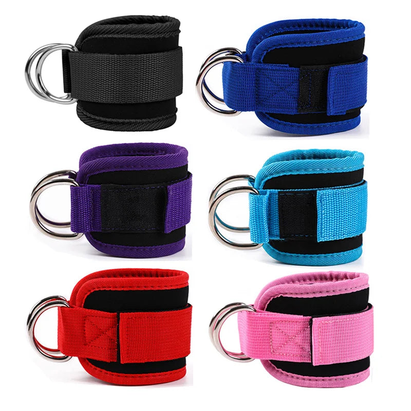 Cable Ankle Straps Double D Ring Ankle Cuffs for Training 