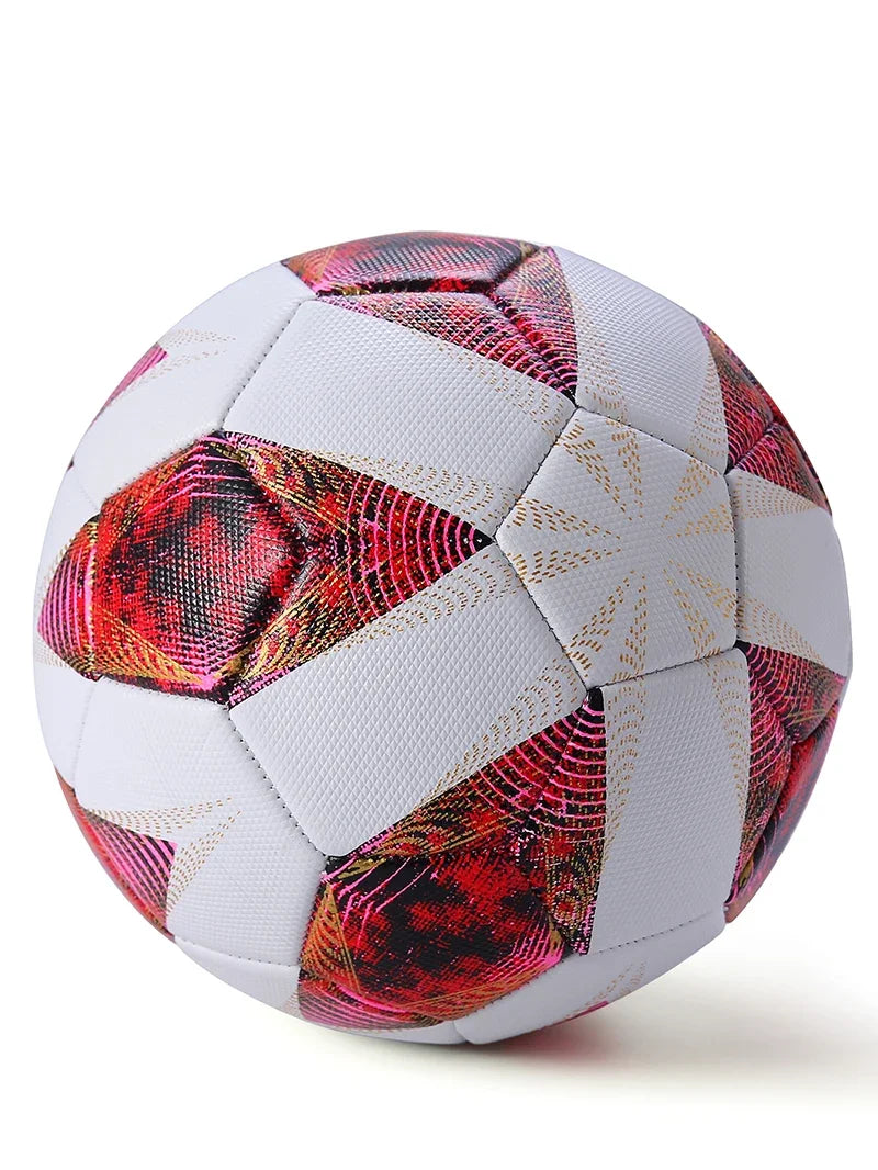 Standard size 5 soccer ball, machine sewn soccer ball, p