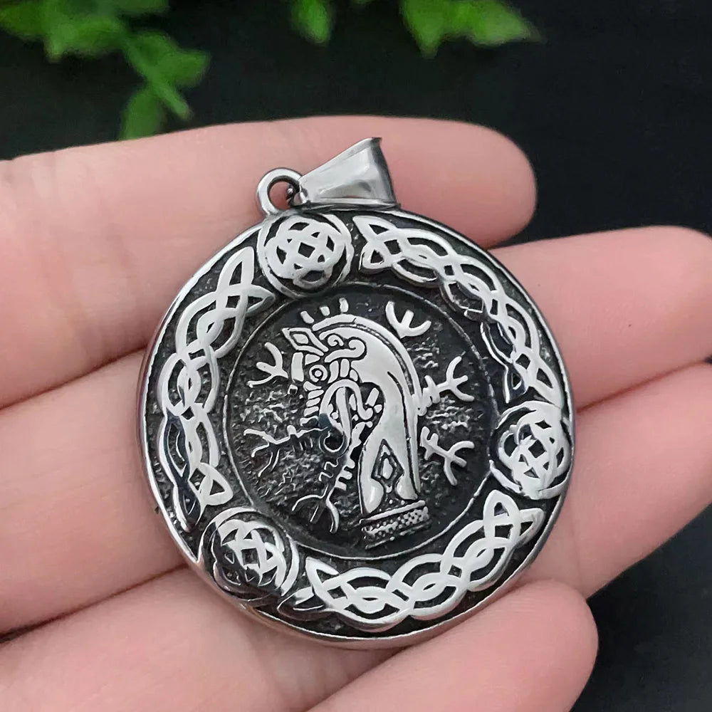 Vintage Vikings Tree of Life Necklace Men Celtic Norse Amulet C 