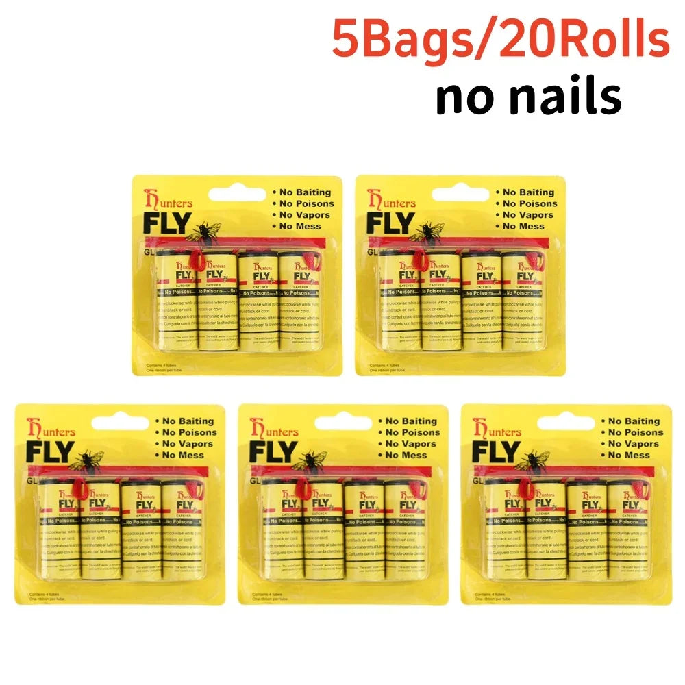 Sticky Insect Paper Disposable Sticky Fly Paper Insect Trap Pest Control – JOINMEX
