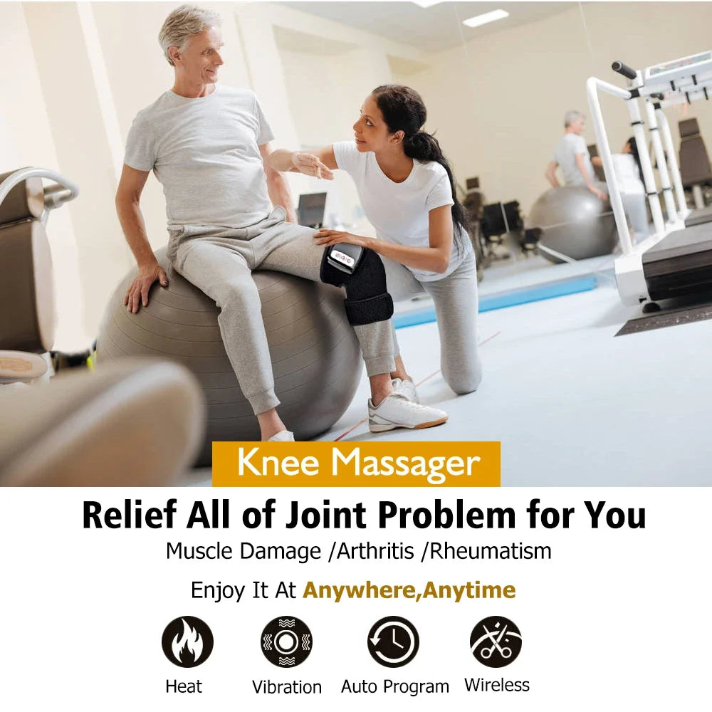 Gentle Electric Knee Massager Infrared Joint Physiotherapy 