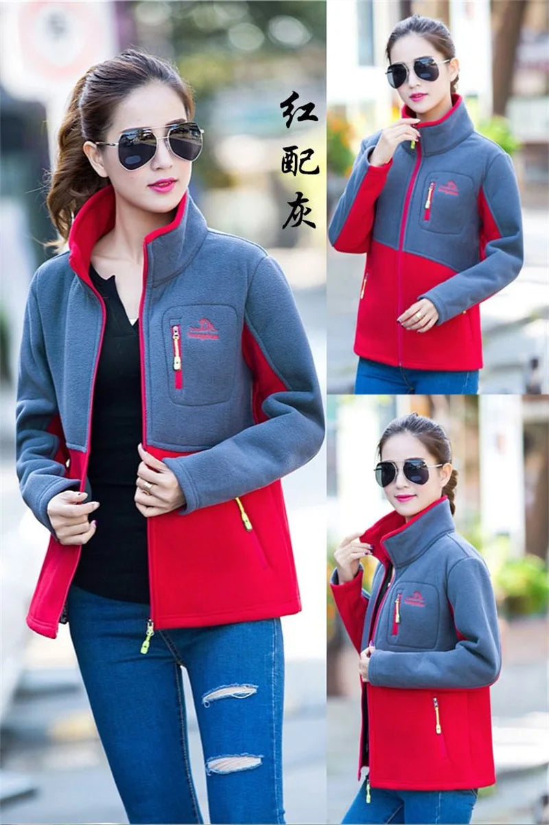 Plus Size Thick Plush Sweatshirt Women's Young and Medium Fleece Coat 